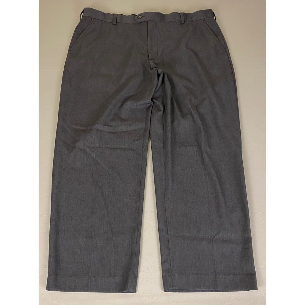George Dress Pants Men's 42x30 Graphite Gray Repreve Polyester‎ Rayon Blend